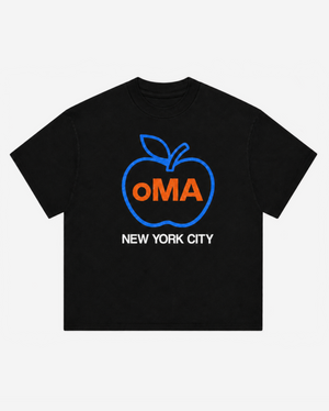 NYC BIG APPLE T-SHIRT (BLACK)