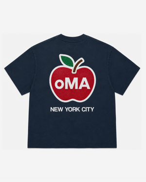 NYC BIG APPLE T-SHIRT (NAVY)