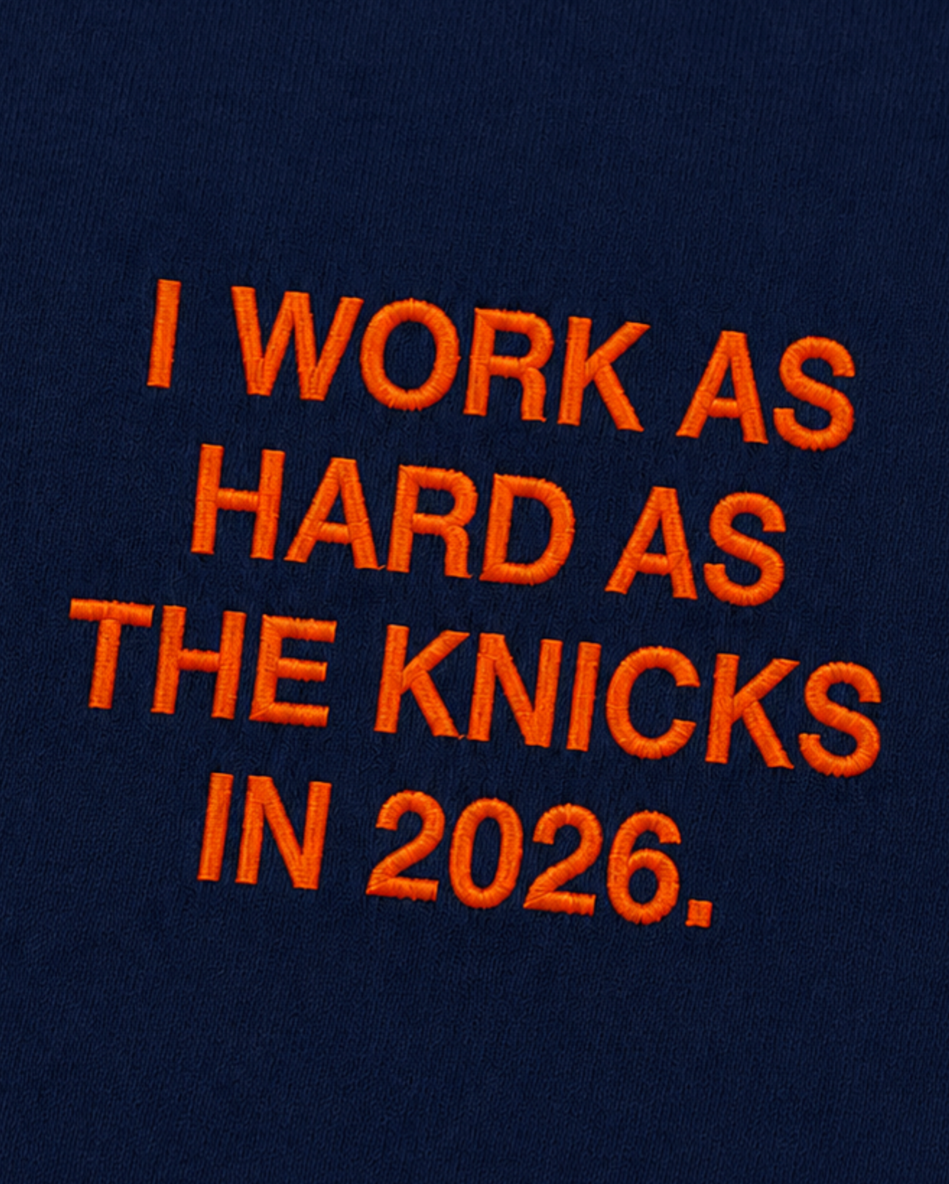 "WoRK HARD" NYK CARHARTT TEE (BLUE)