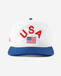 USA ARCH HAT (IVoRY/BLUE)