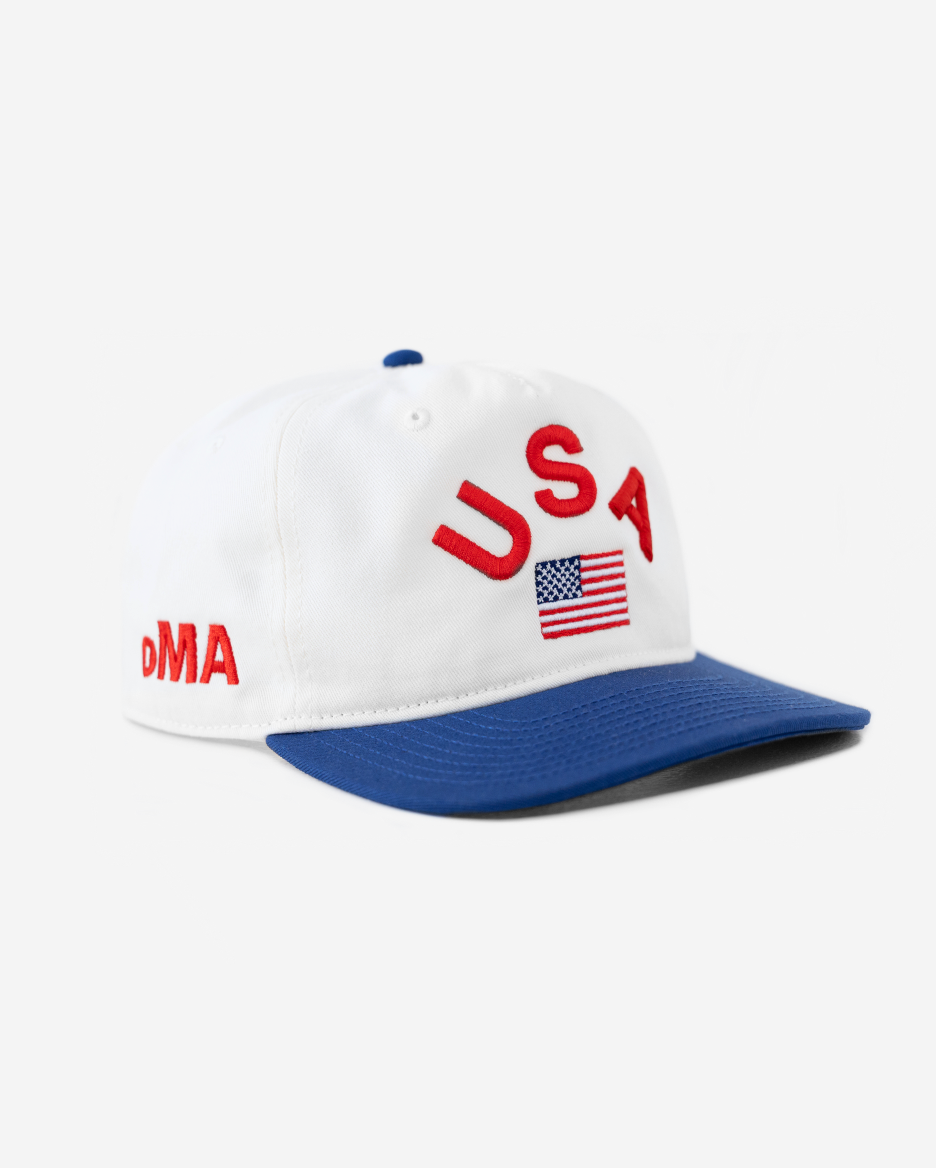 USA ARCH HAT (IVoRY/BLUE)