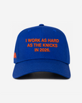 NYK "WoRK HARD" CURVED BRIM HAT (BLUE)