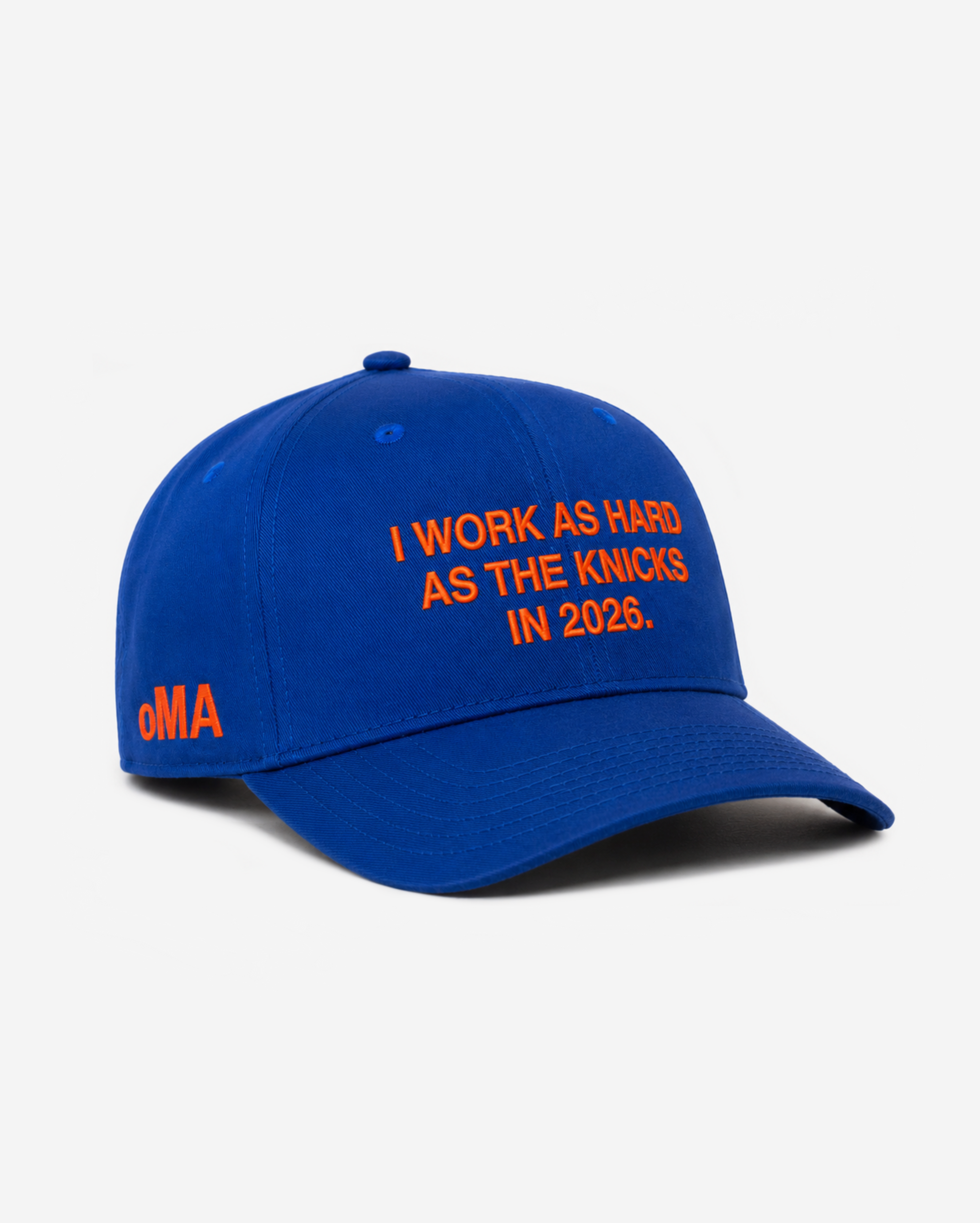 NYK "WoRK HARD" CURVED BRIM HAT (BLUE)