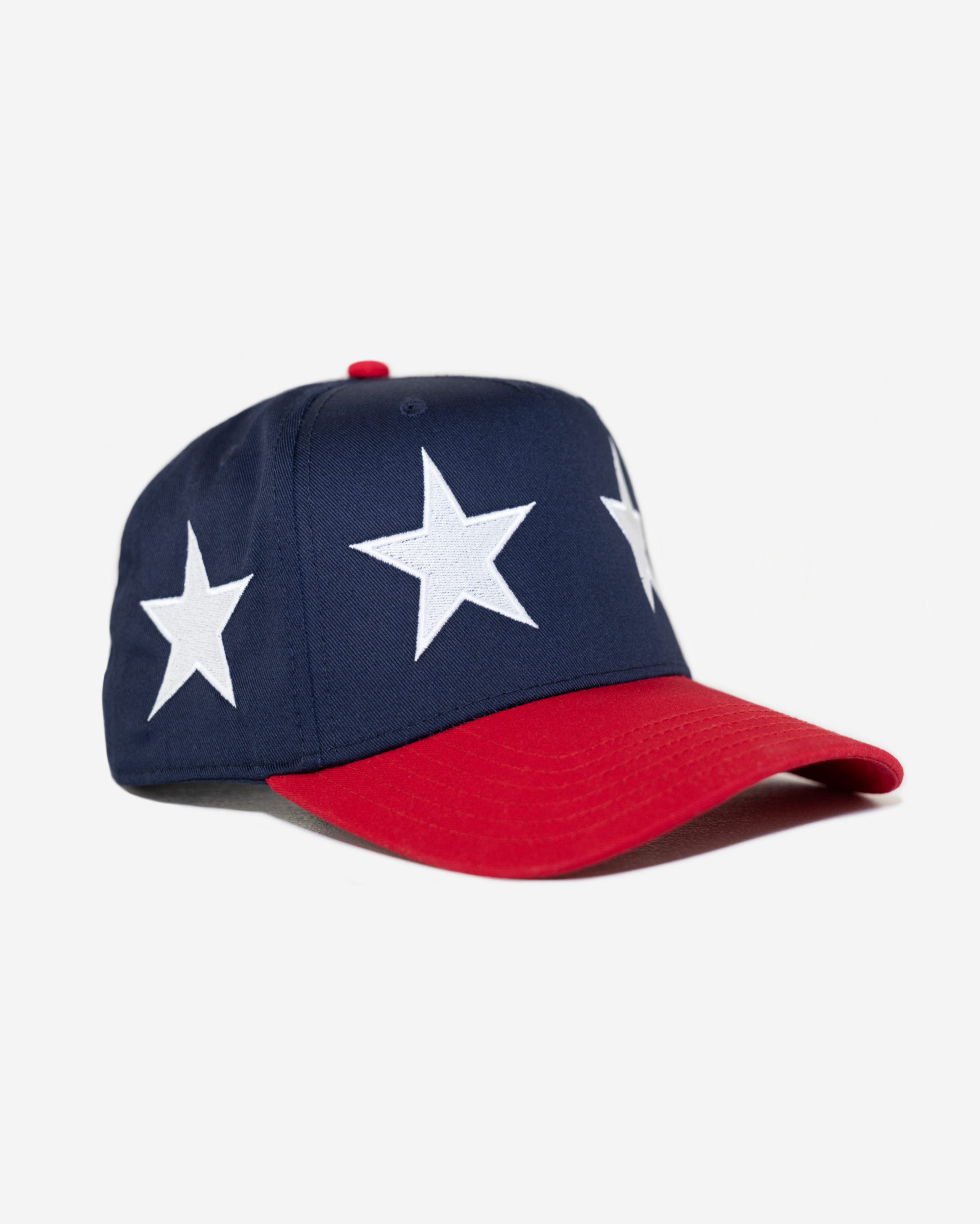 USA STAR CRoWN CURVED BRIM HAT (BLUE)