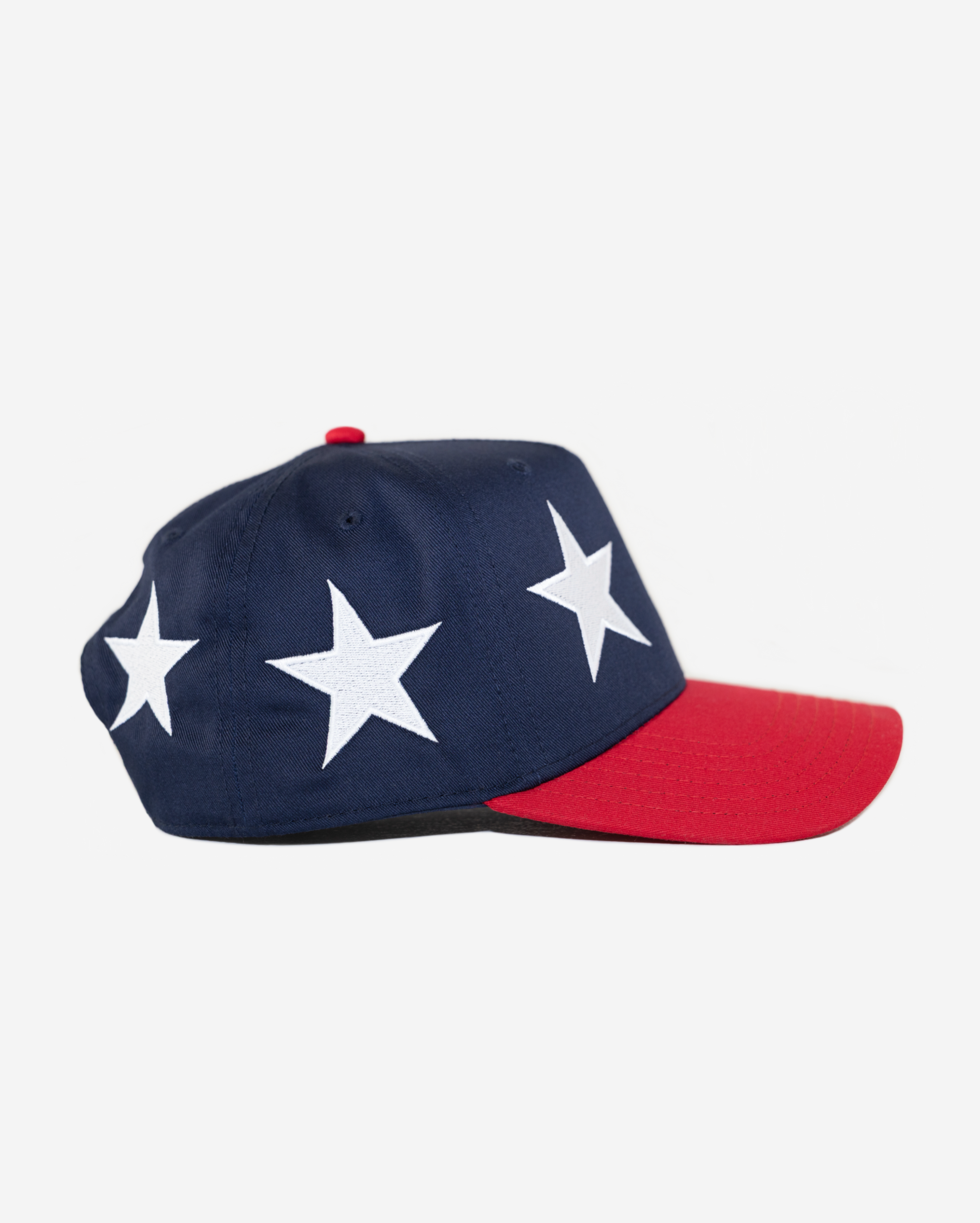 USA STAR CRoWN CURVED BRIM HAT (BLUE)