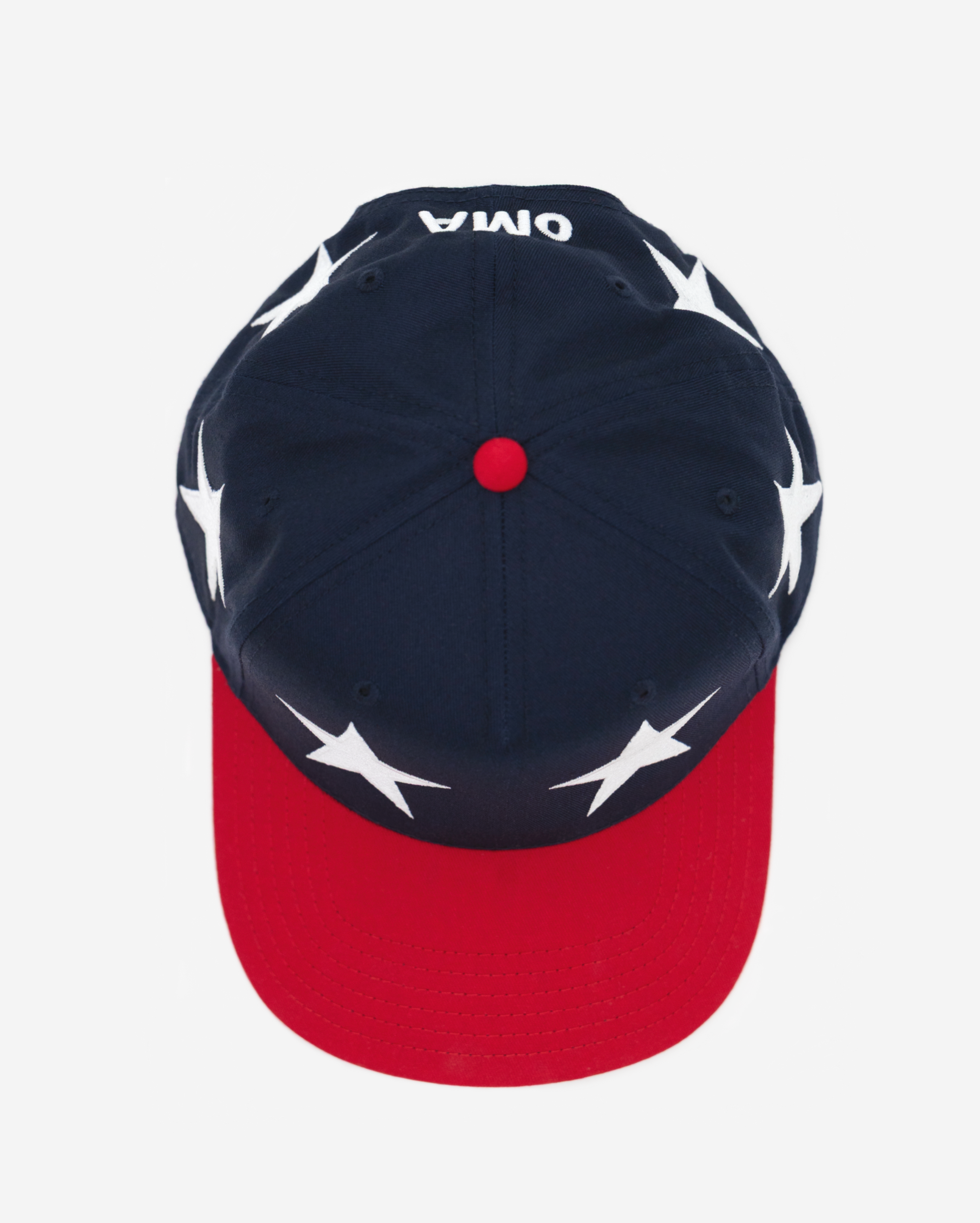 USA STAR CRoWN CURVED BRIM HAT (BLUE)
