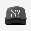 NY TRUCKER HAT (CHARCOAL)
