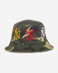 oLD NEW YoRK BUCKET HAT (MULTI CAMo)