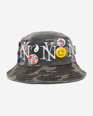 oLD NEW YoRK PIN BUCKET HAT (VINTAGE CAMo)