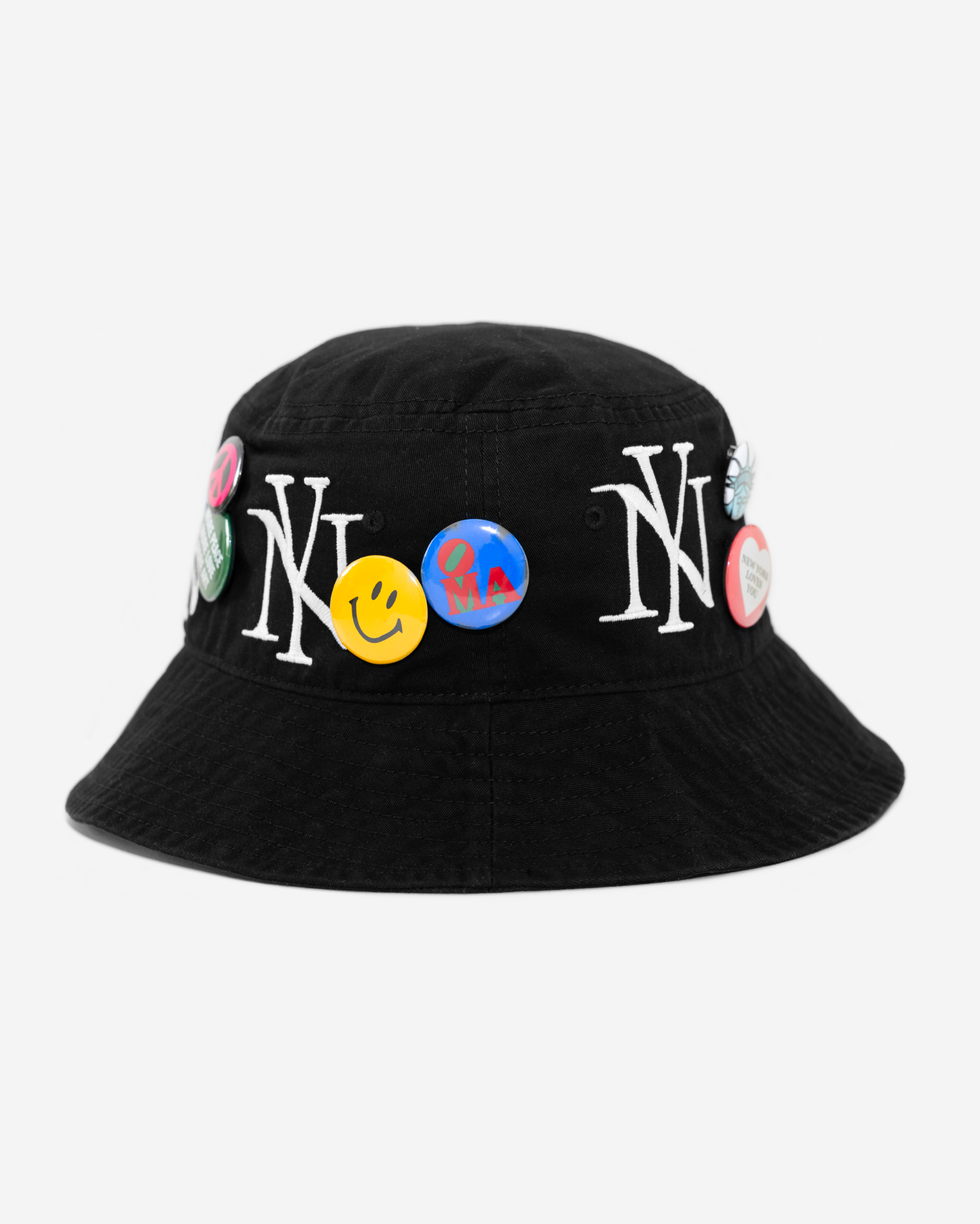 oLD NEW YoRK PIN BUCKET HAT (BLACK)