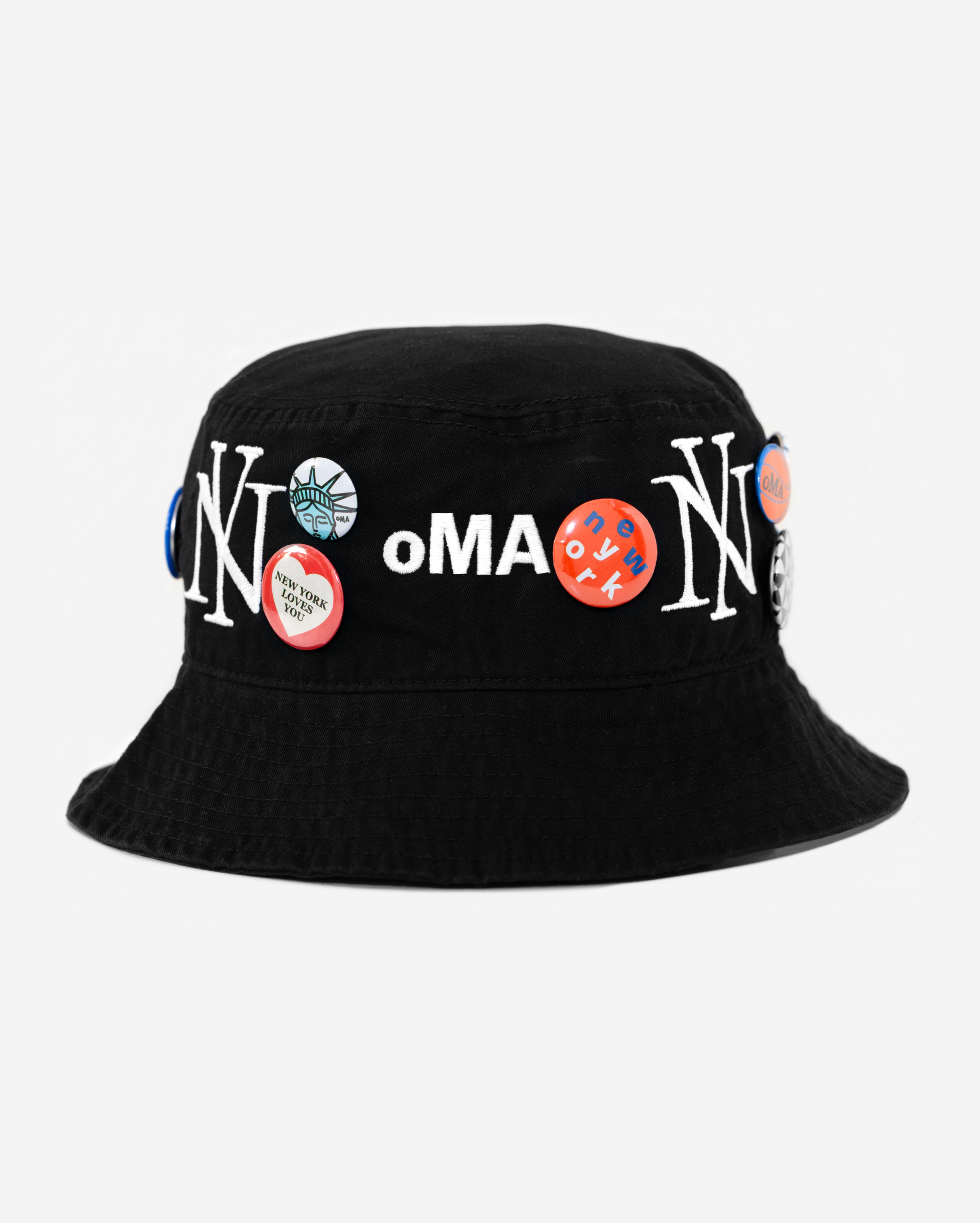 oLD NEW YoRK PIN BUCKET HAT (BLACK)