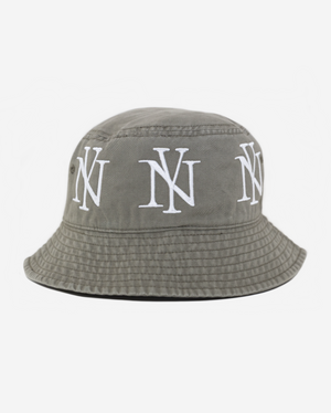 oLD NEW YoRK BUCKET HAT (WASHED ARMY)