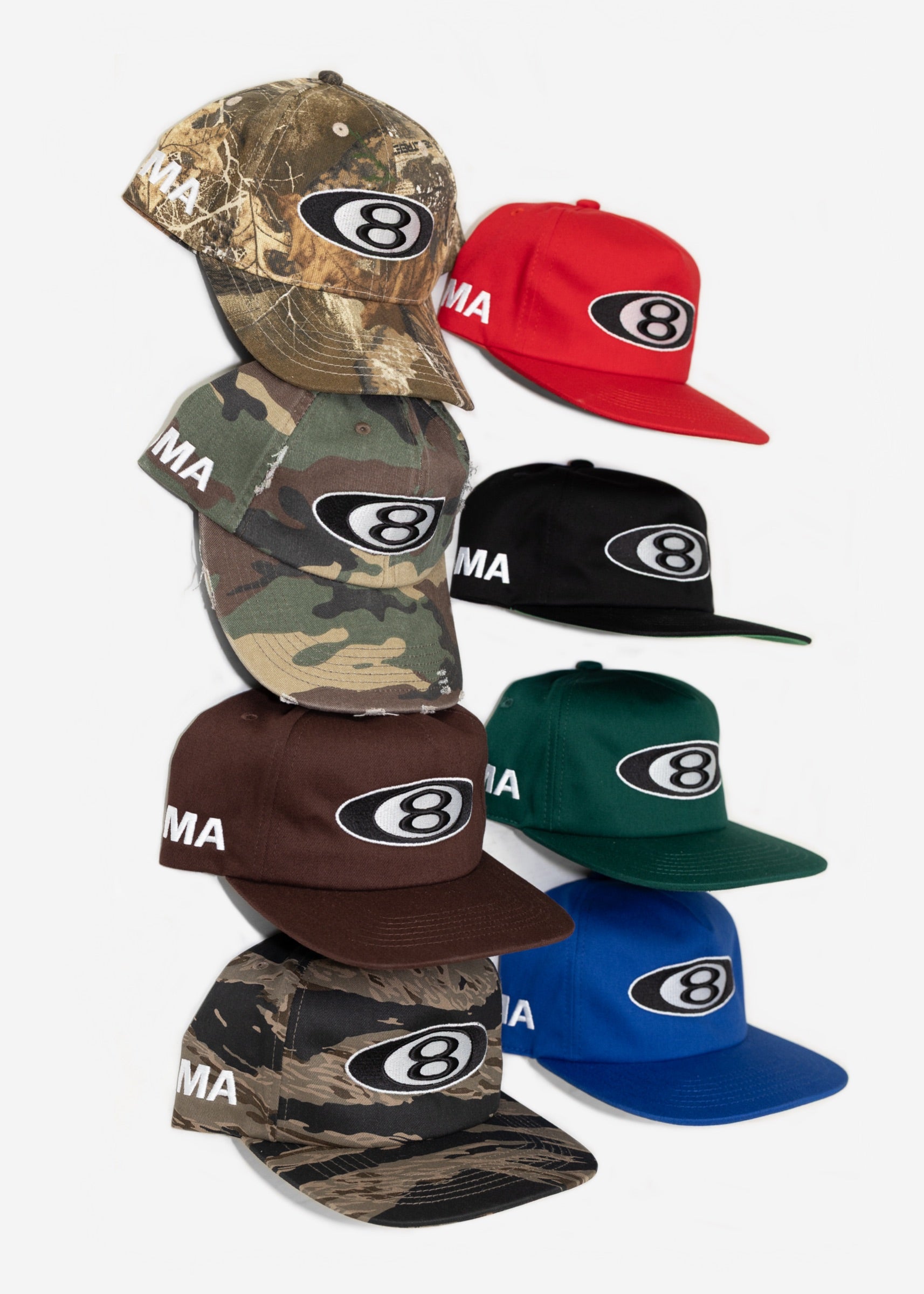 8 BALL HAT (ARMY CAMo)