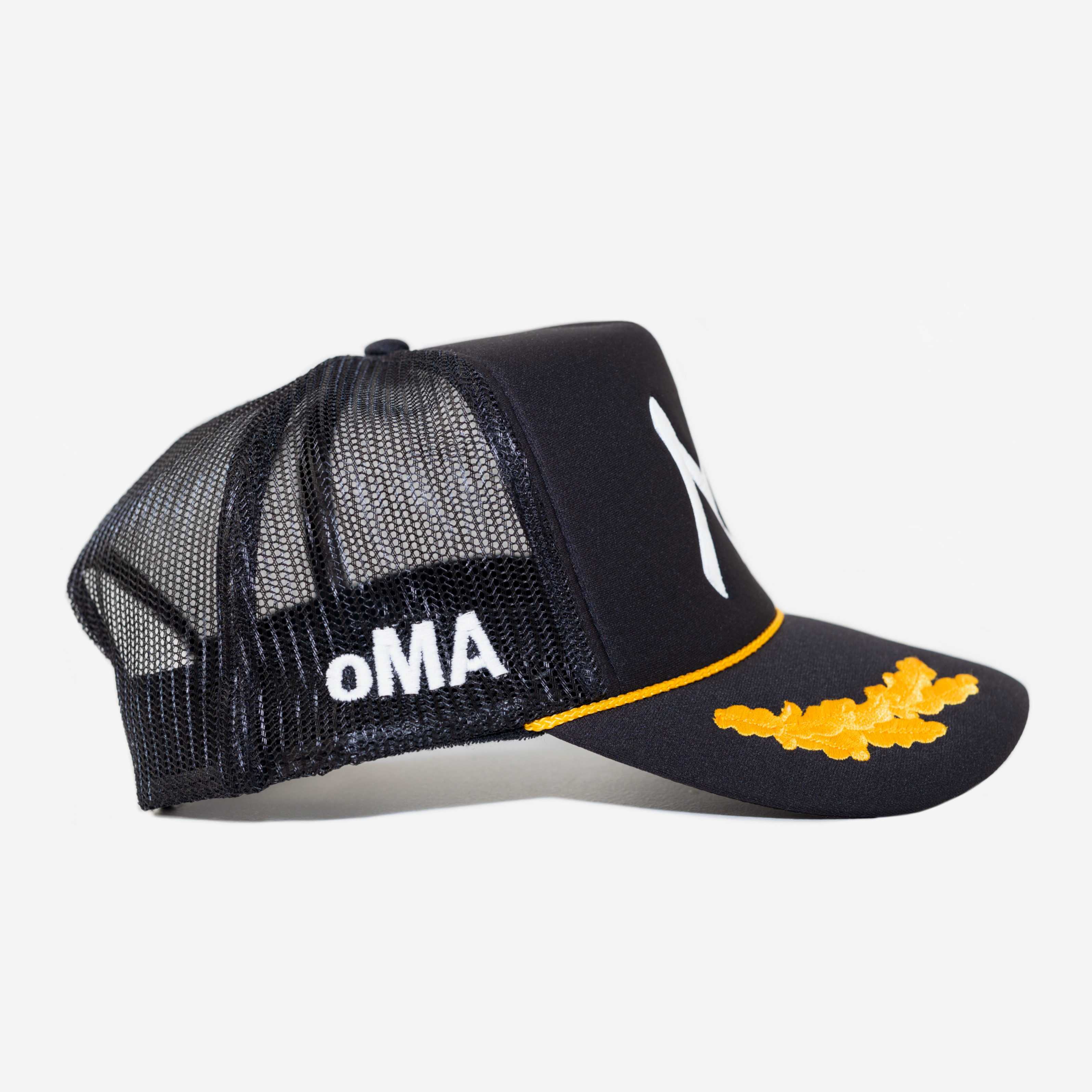 NY TRUCKER HAT (GOLD LEAF)