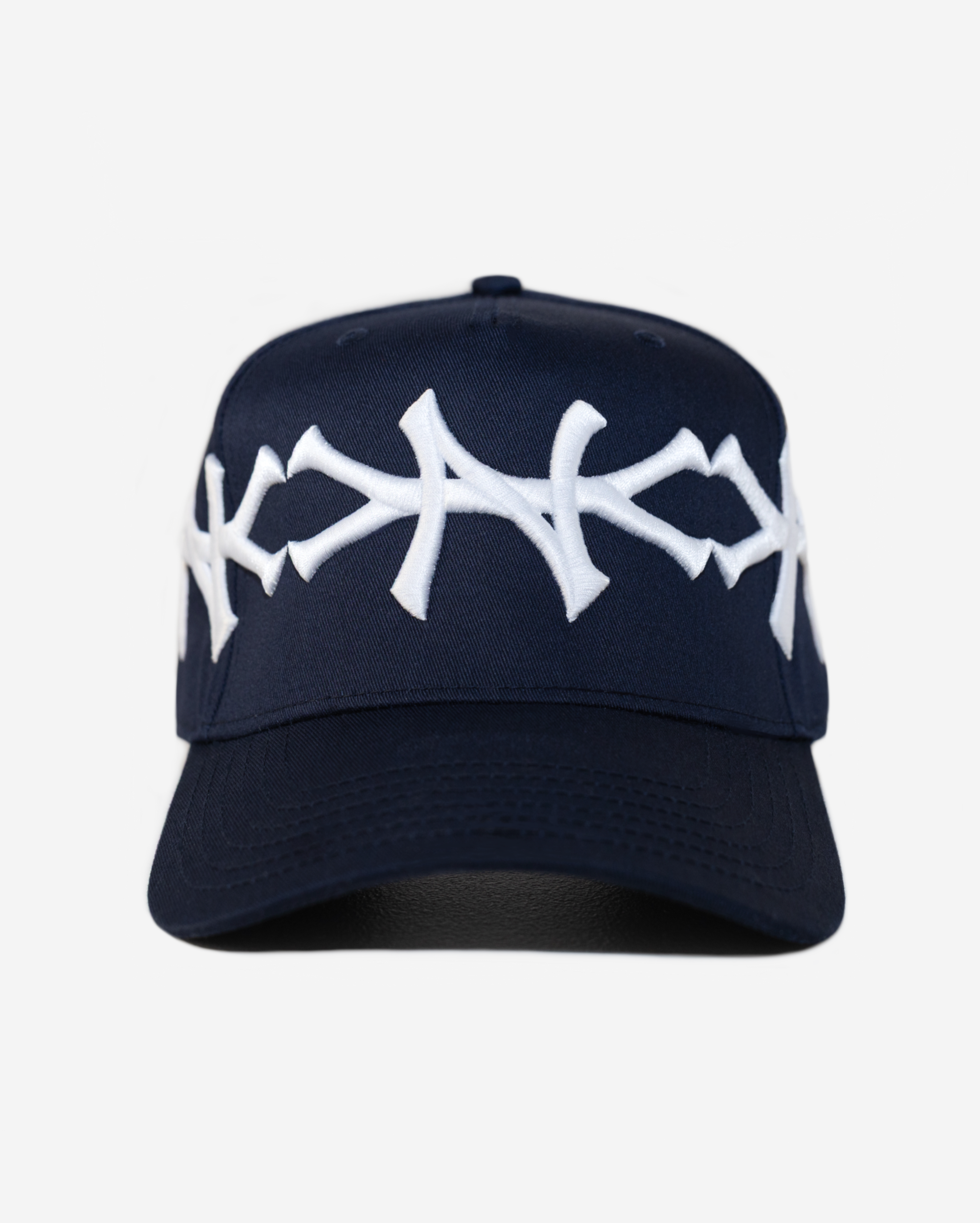 NEW YoRK CRoWN CURVED BRIM HAT (NAVY)