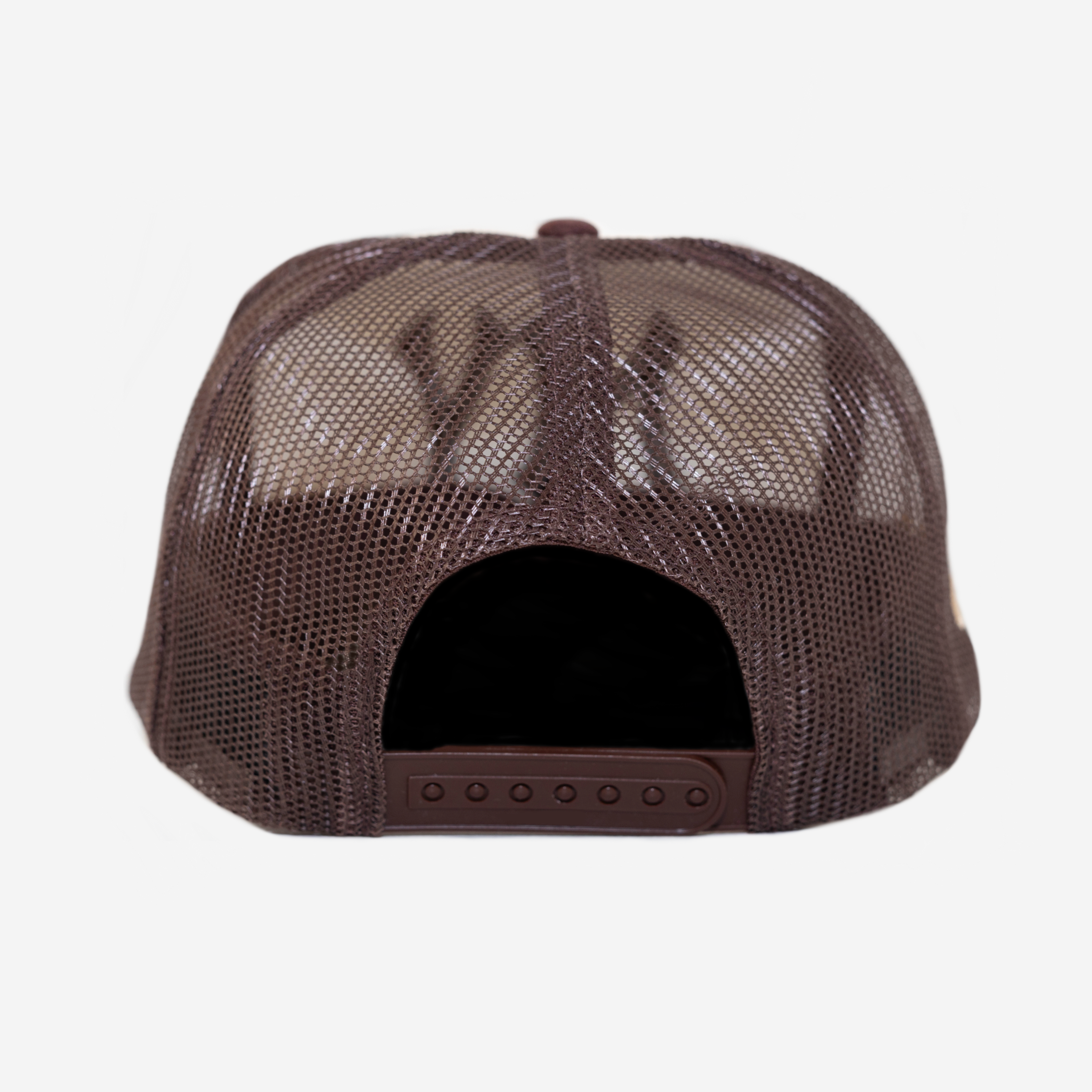 NY TRUCKER HAT (CREAM/BRWN)