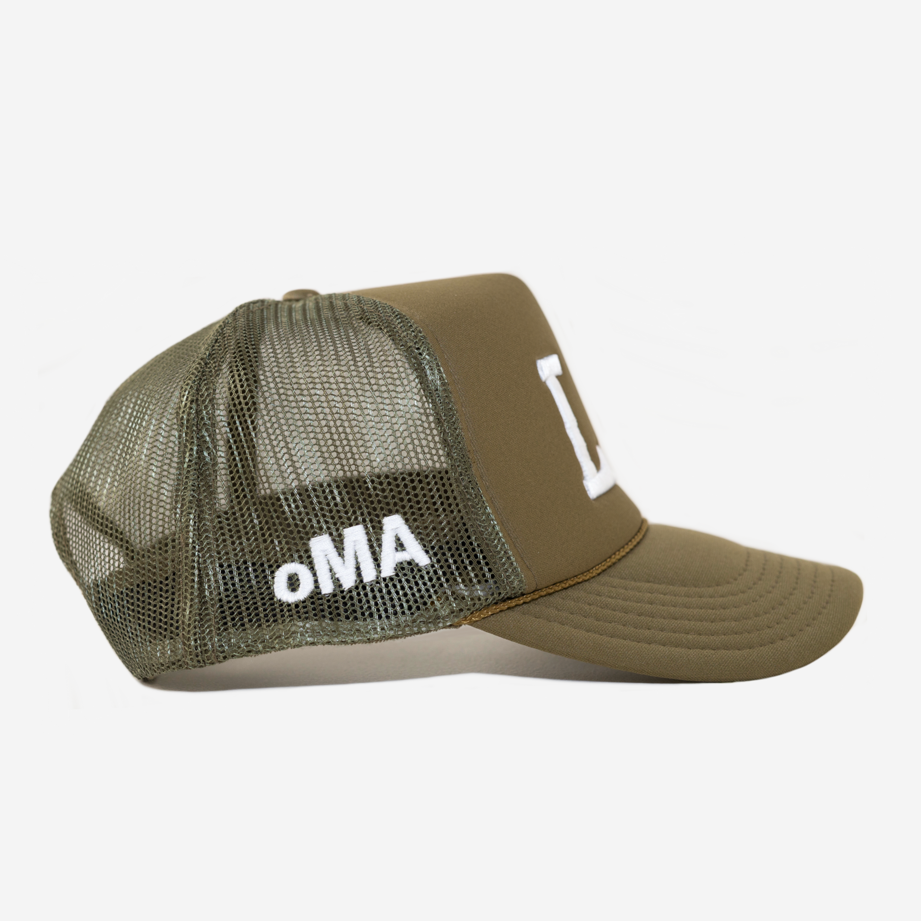 LA TRUCKER HAT (ARMY)