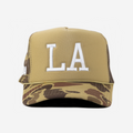 LA TRUCKER HAT (DESERT CAMO)