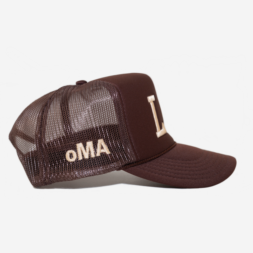 LA TRUCKER HAT (BROWN)