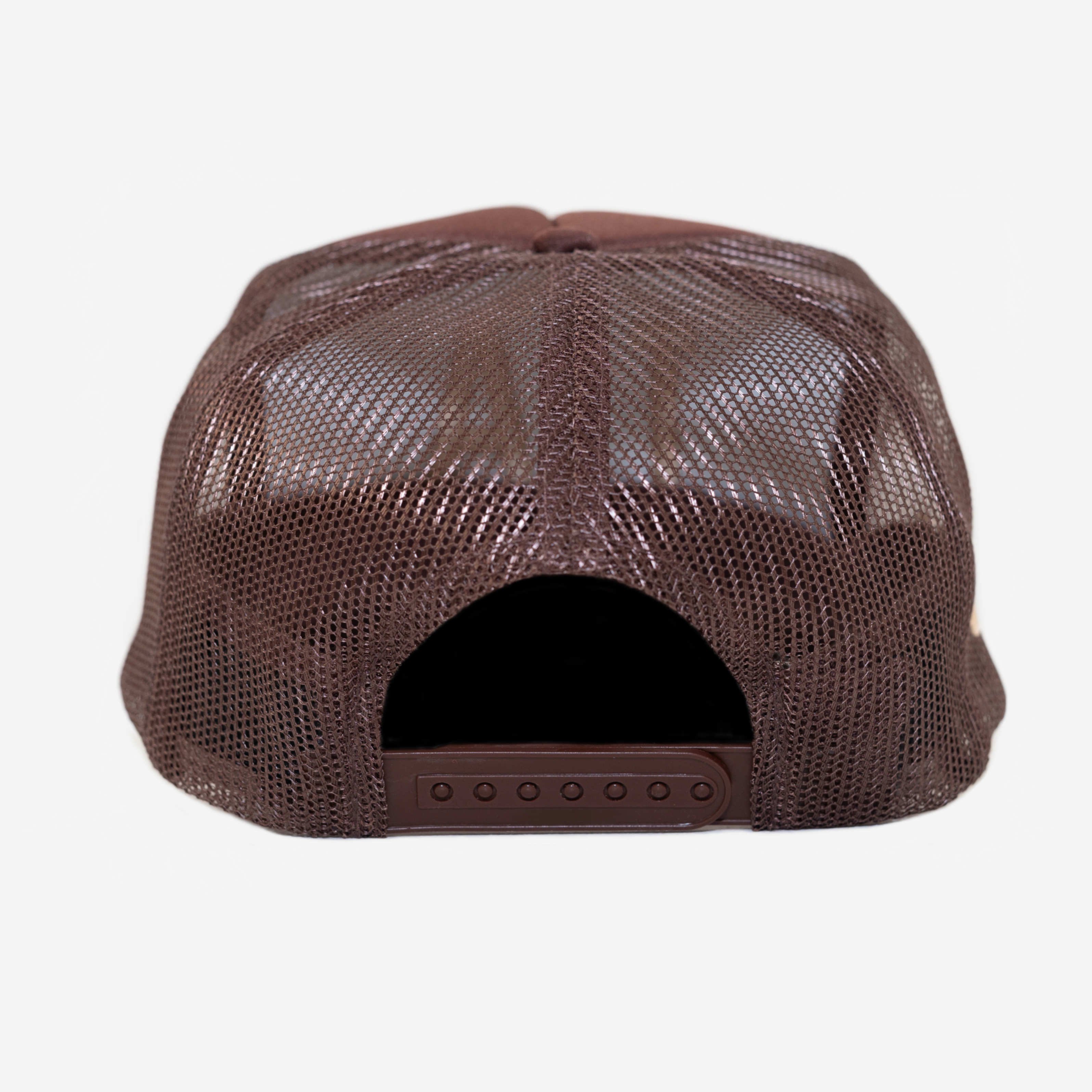LA TRUCKER HAT (CREAM/BRWN)