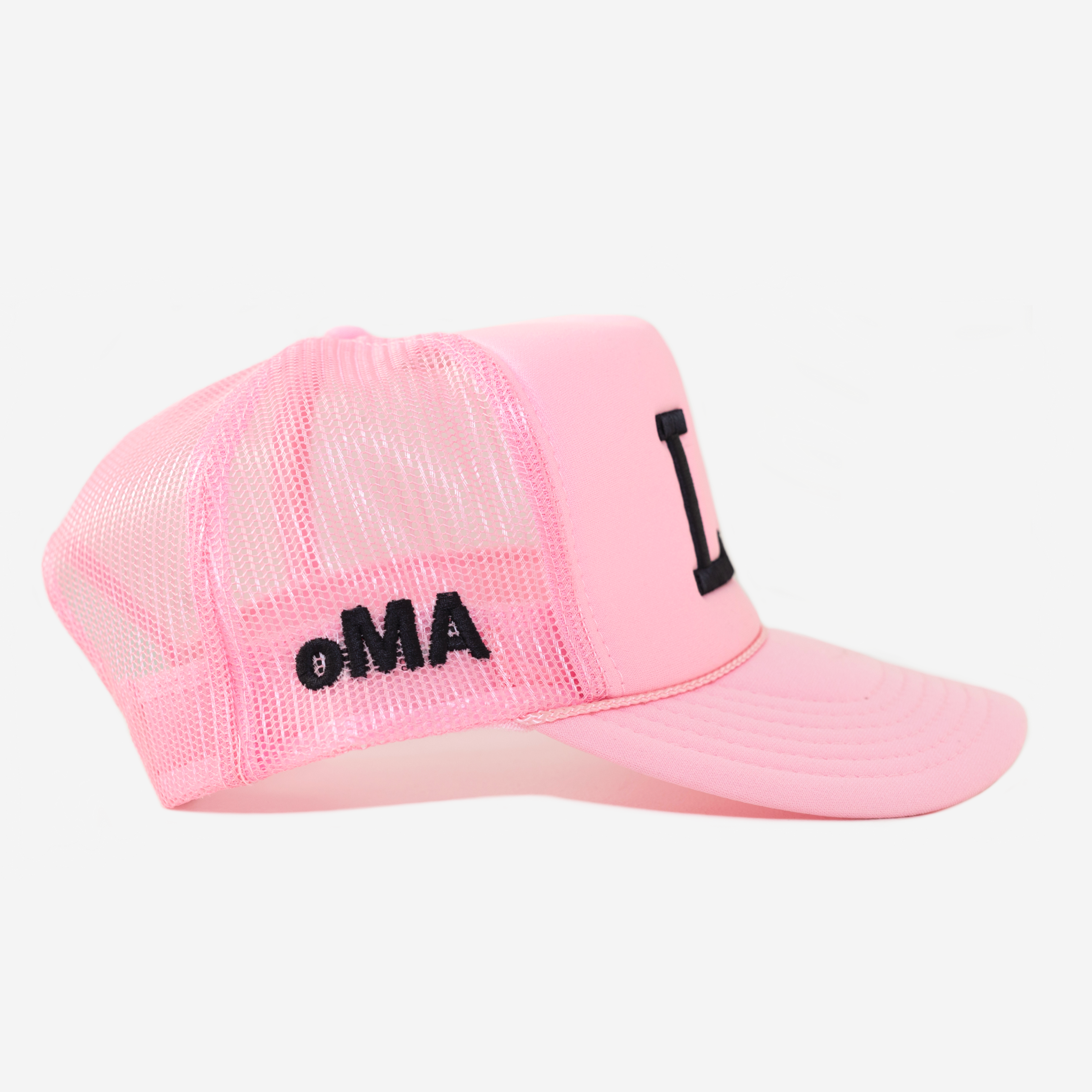 LA TRUCKER HAT (PINK)