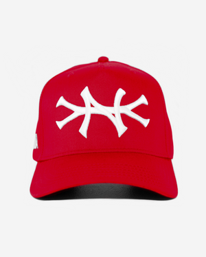 NEW YoRK HAT CURVED BRIM (RED)
