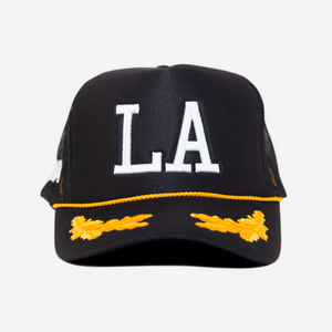 LA TRUCKER HAT (GOLD LEAF)