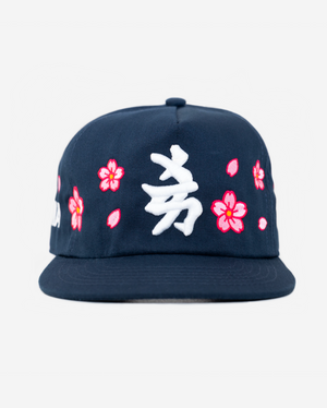 NY KANJI CHERRY BLoSSoM HAT (NAVY)