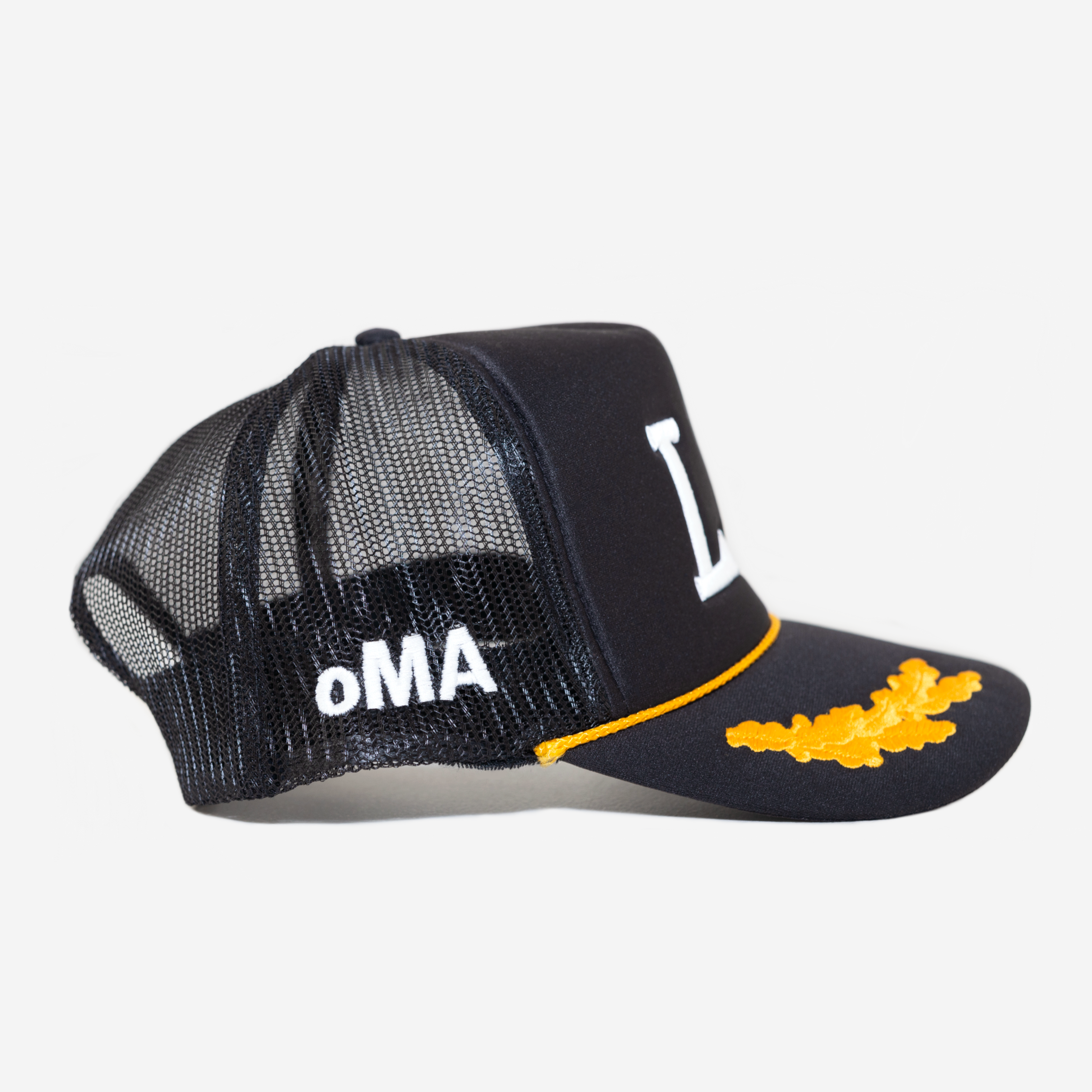 LA TRUCKER HAT (GOLD LEAF)