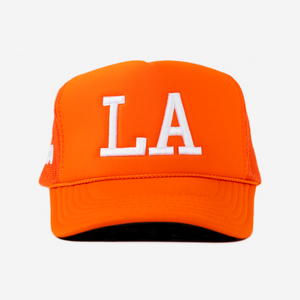 LA TRUCKER HAT (ORANGE)