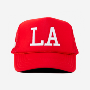 LA TRUCKER HAT (RED)