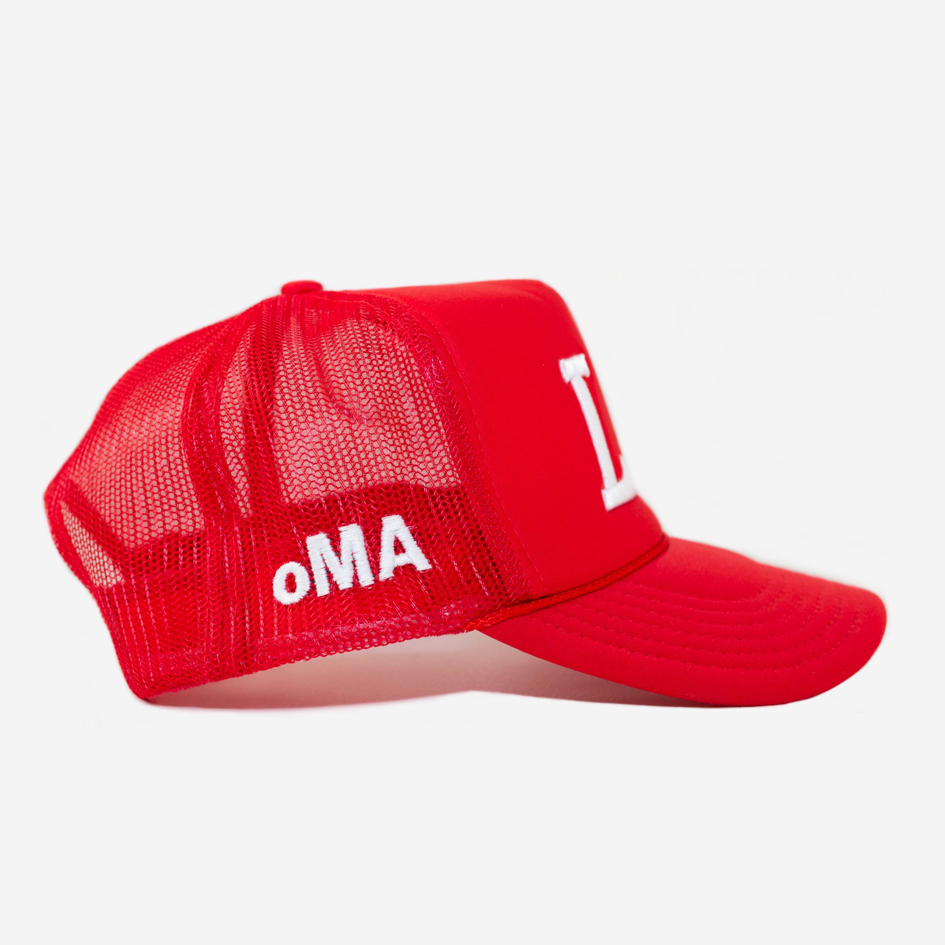 LA TRUCKER HAT (RED)