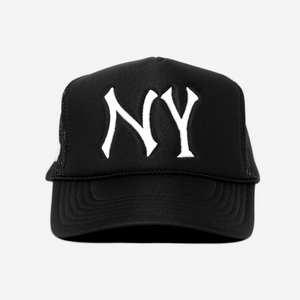 NY TRUCKER HAT (BLACK)