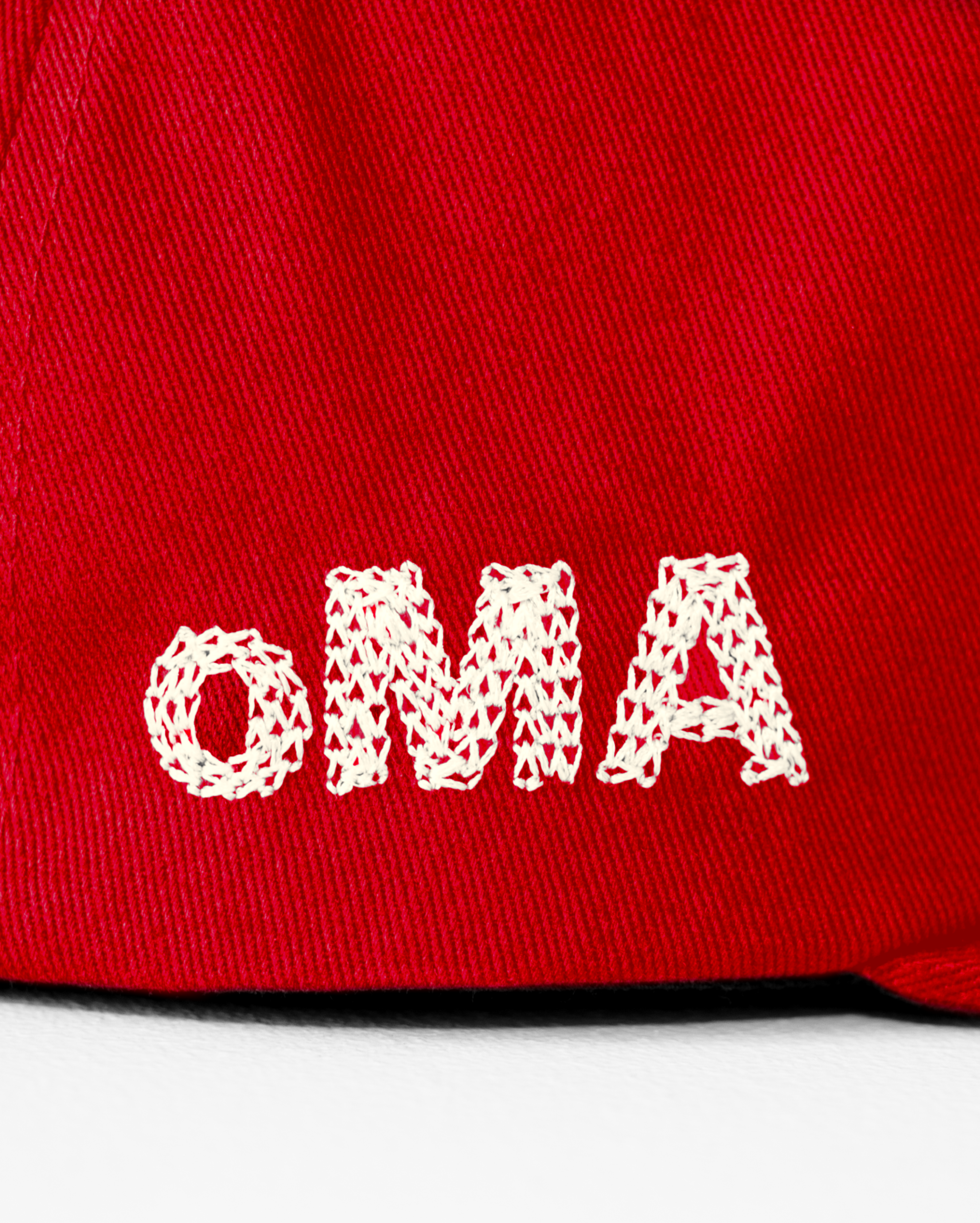NEW YoRK CHAIN STITCH HAT (RED)