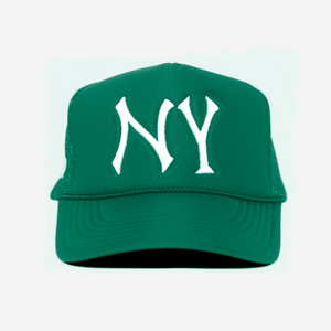 NY TRUCKER HAT (GREEN)