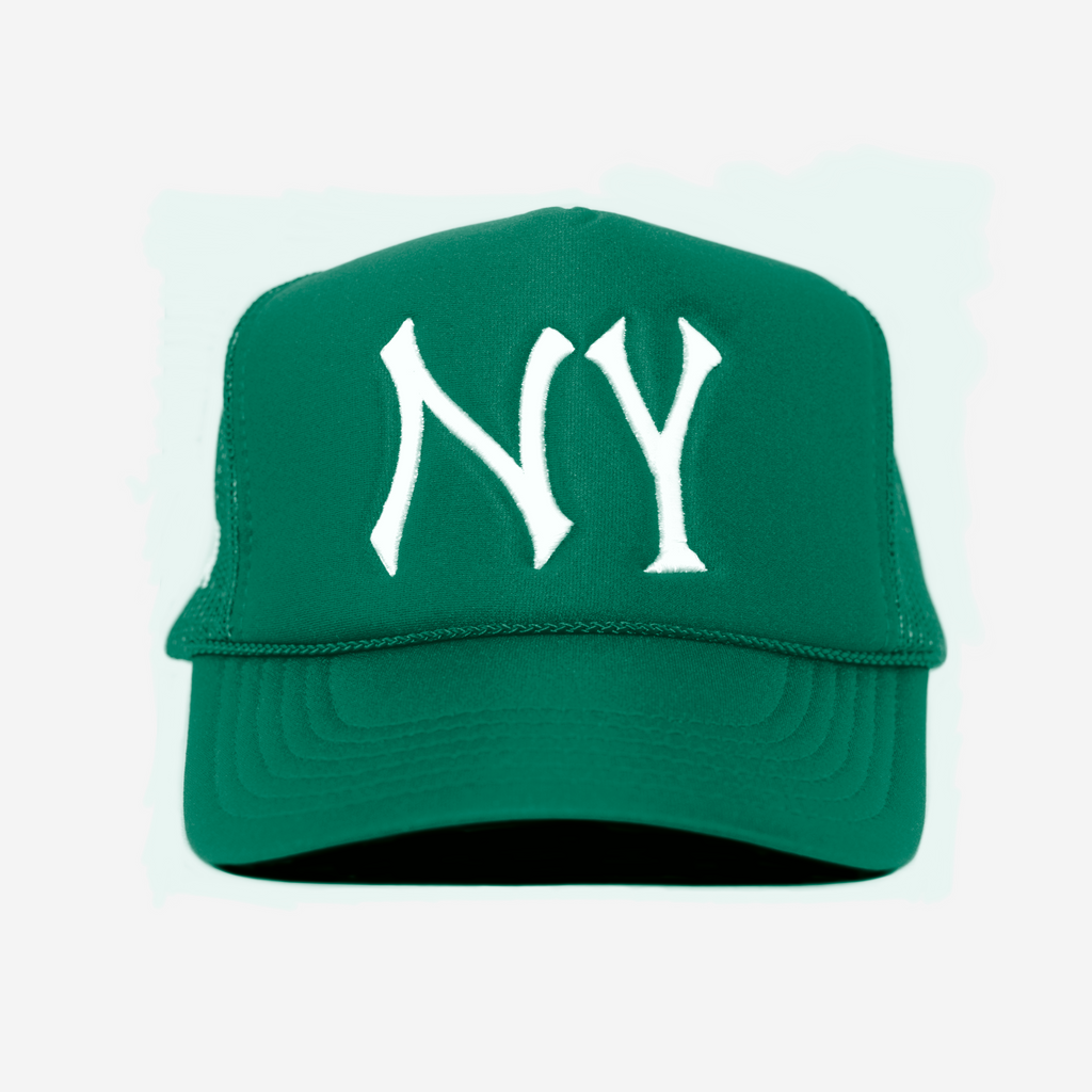 NY TRUCKER HAT (GREEN)