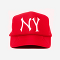 NY TRUCKER HAT (RED)