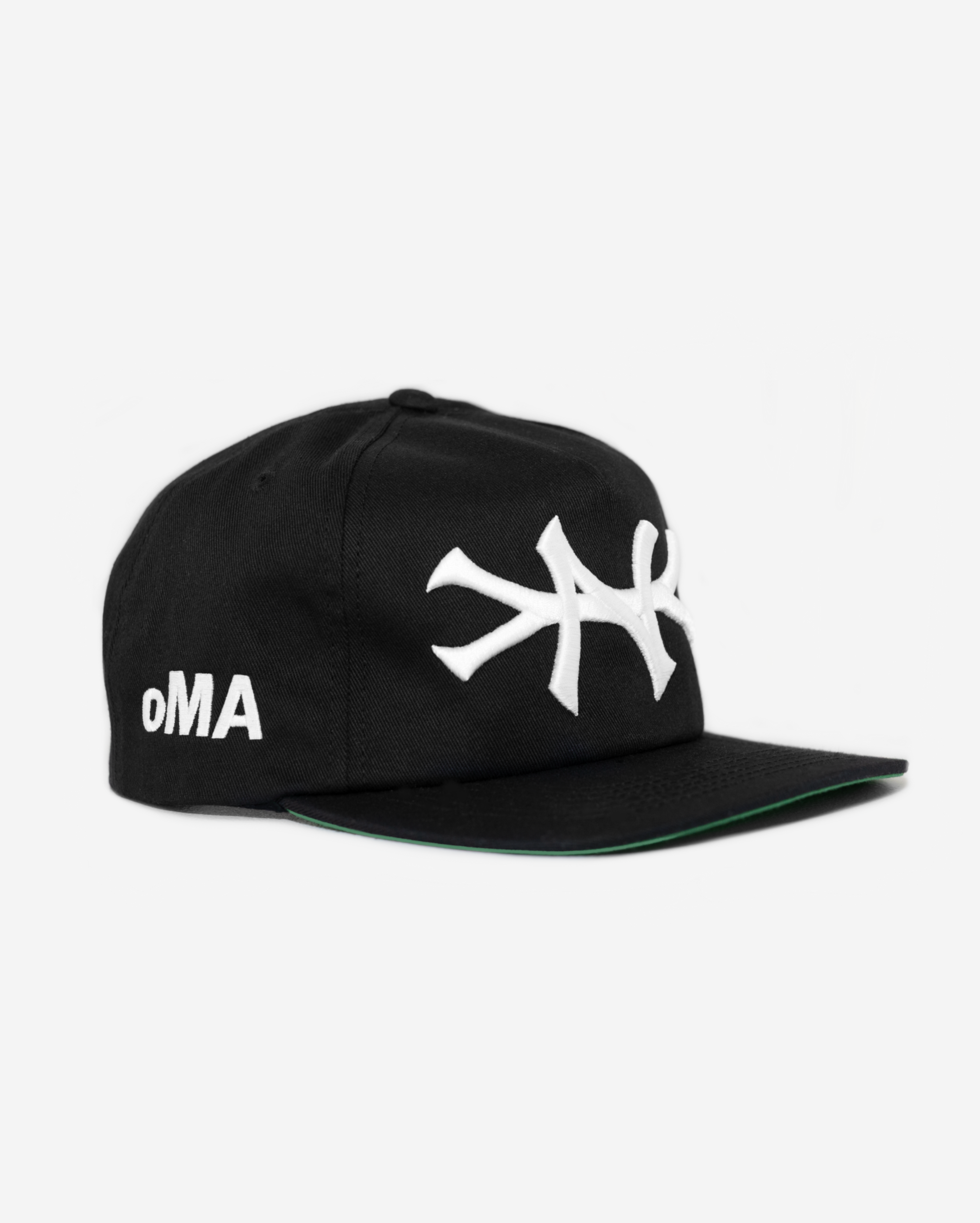 NEW YoRK HAT (GREEN BRIM)