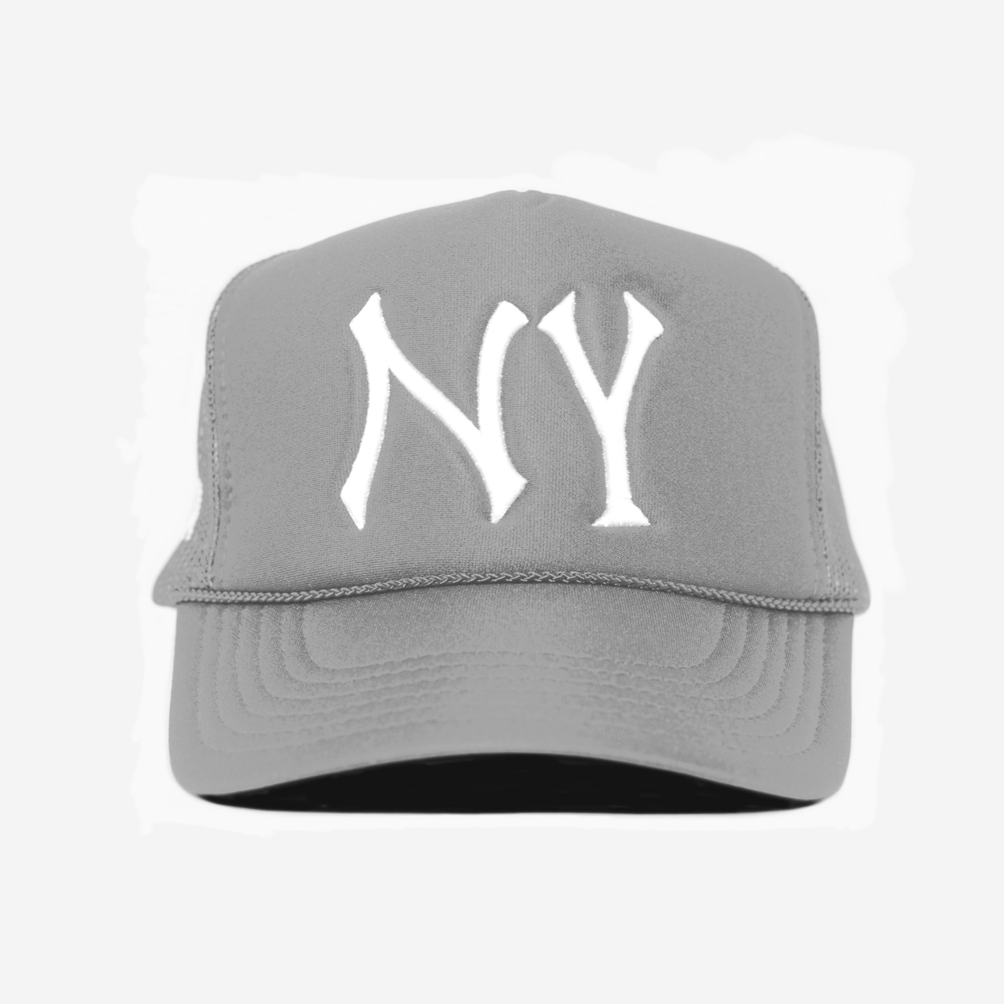 NY TRUCKER HAT (GREY)