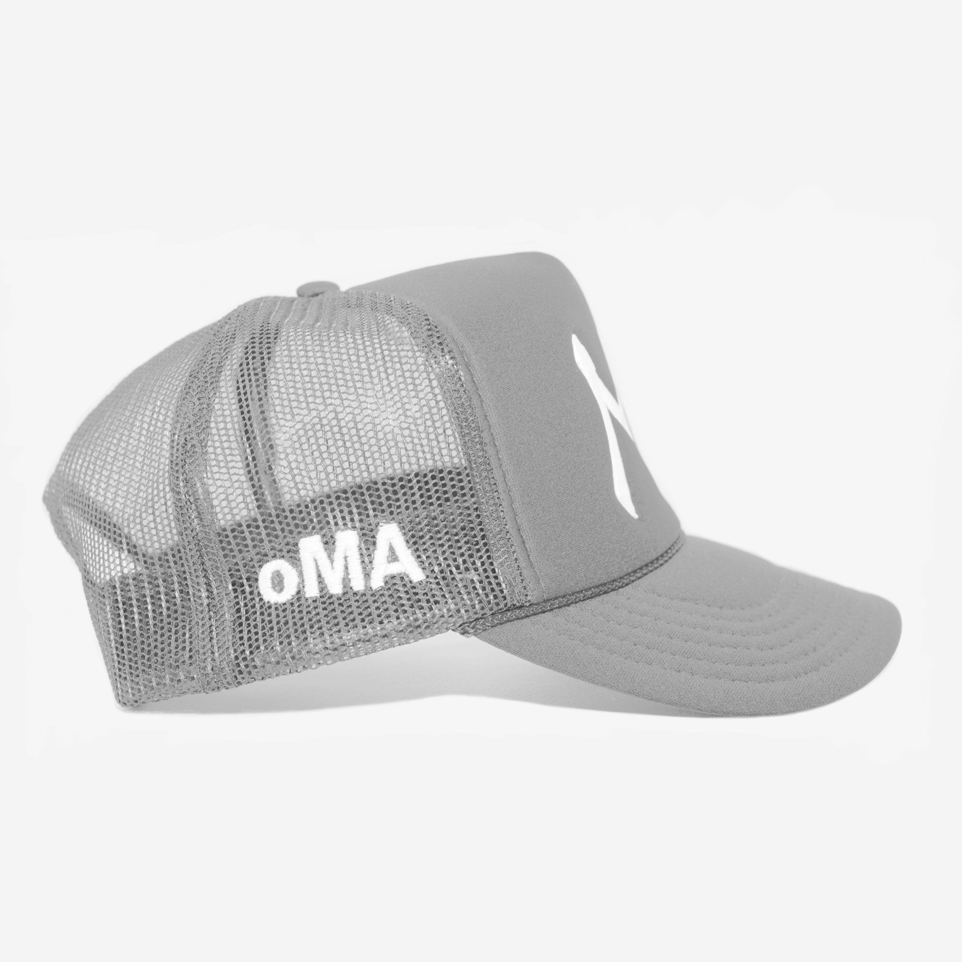 NY TRUCKER HAT (GREY)
