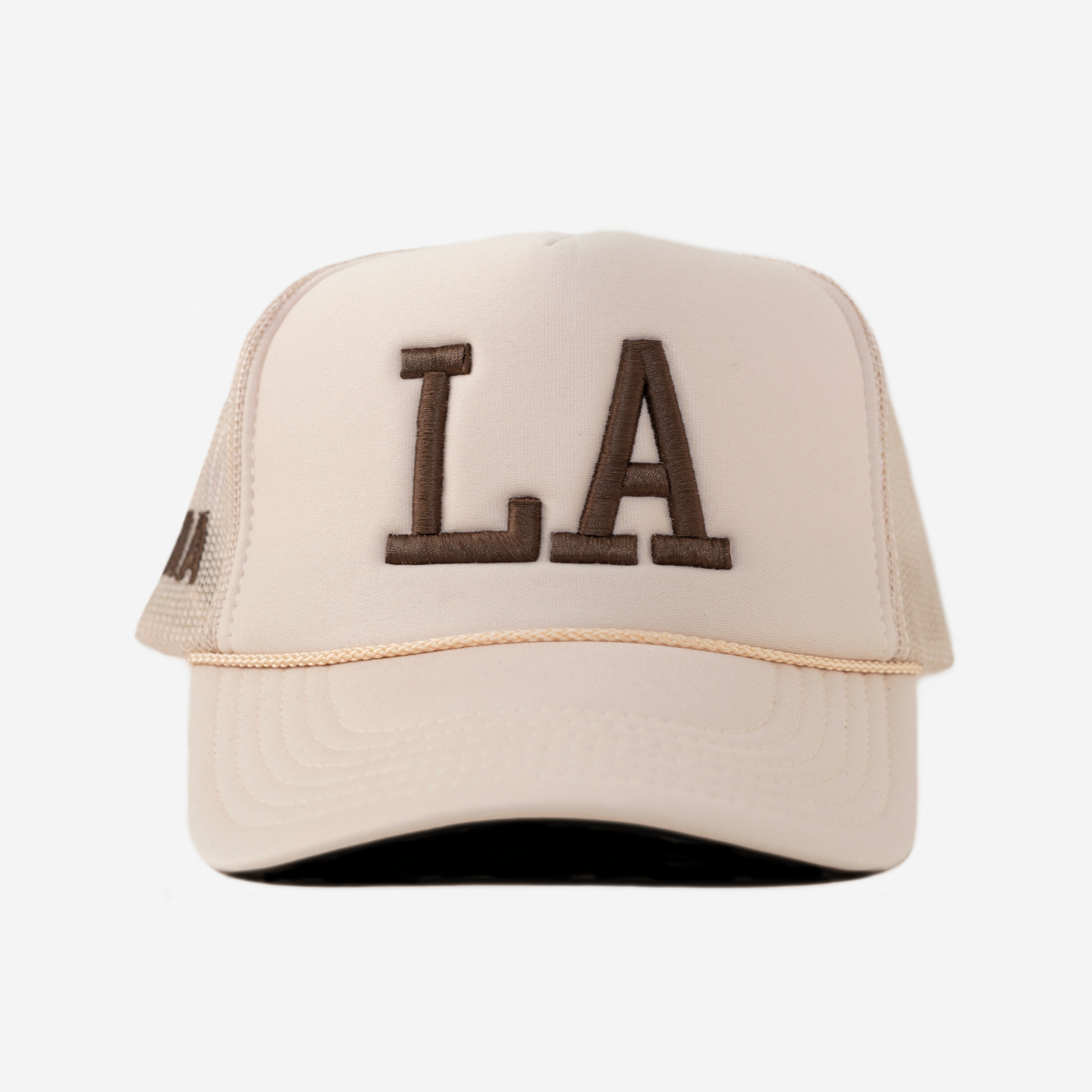 LA TRUCKER HAT (CREAM)