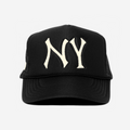 NY TRUCKER HAT (CREAM)