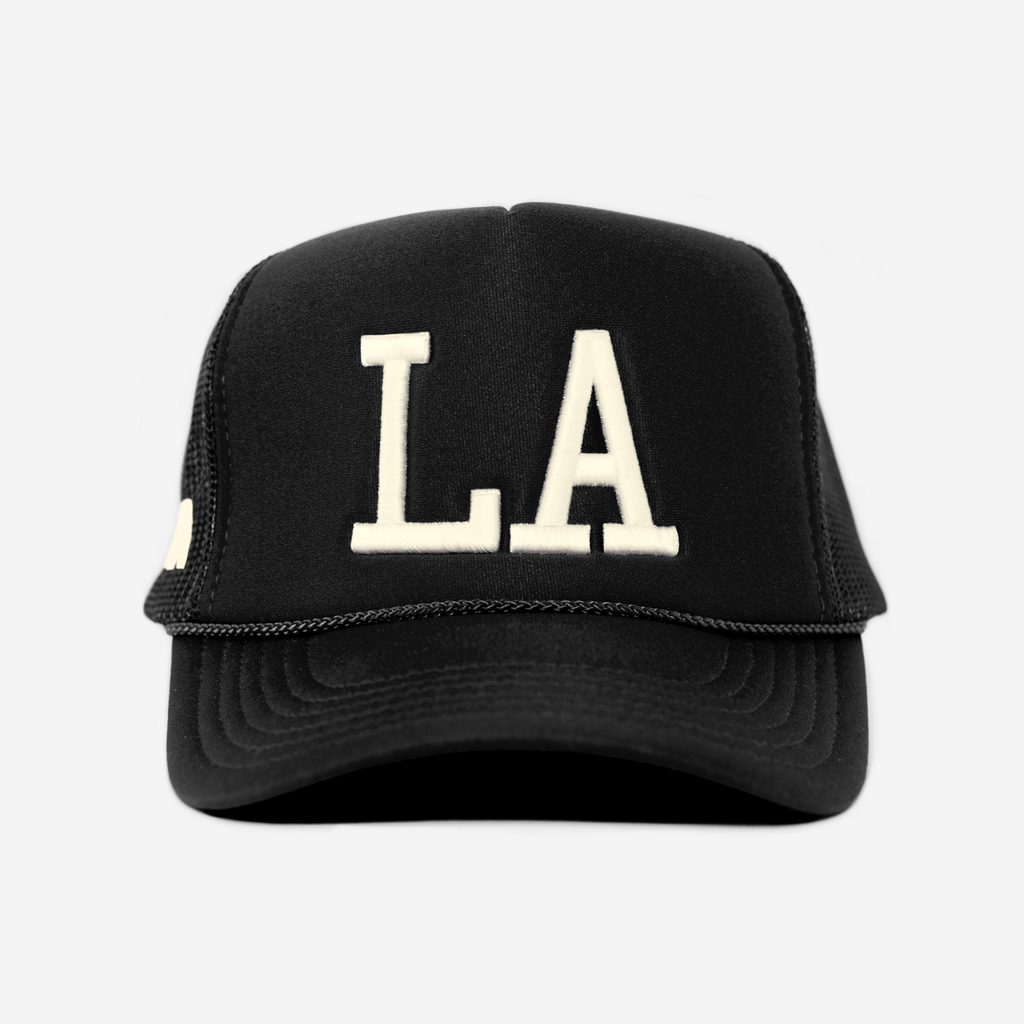 LA TRUCKER HAT (CREAM)