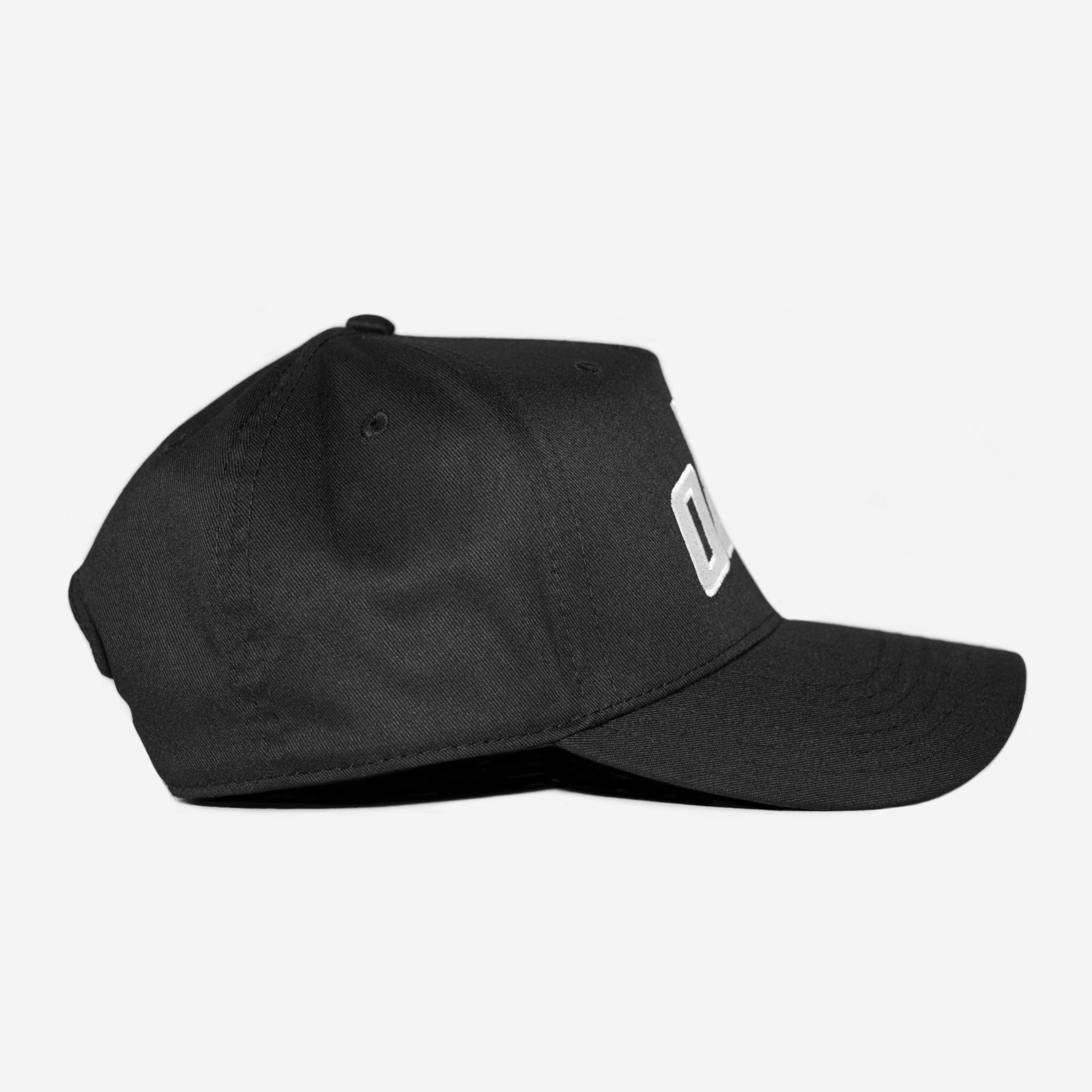 ARCH CURVED BRIM HAT (BLK/WHT)