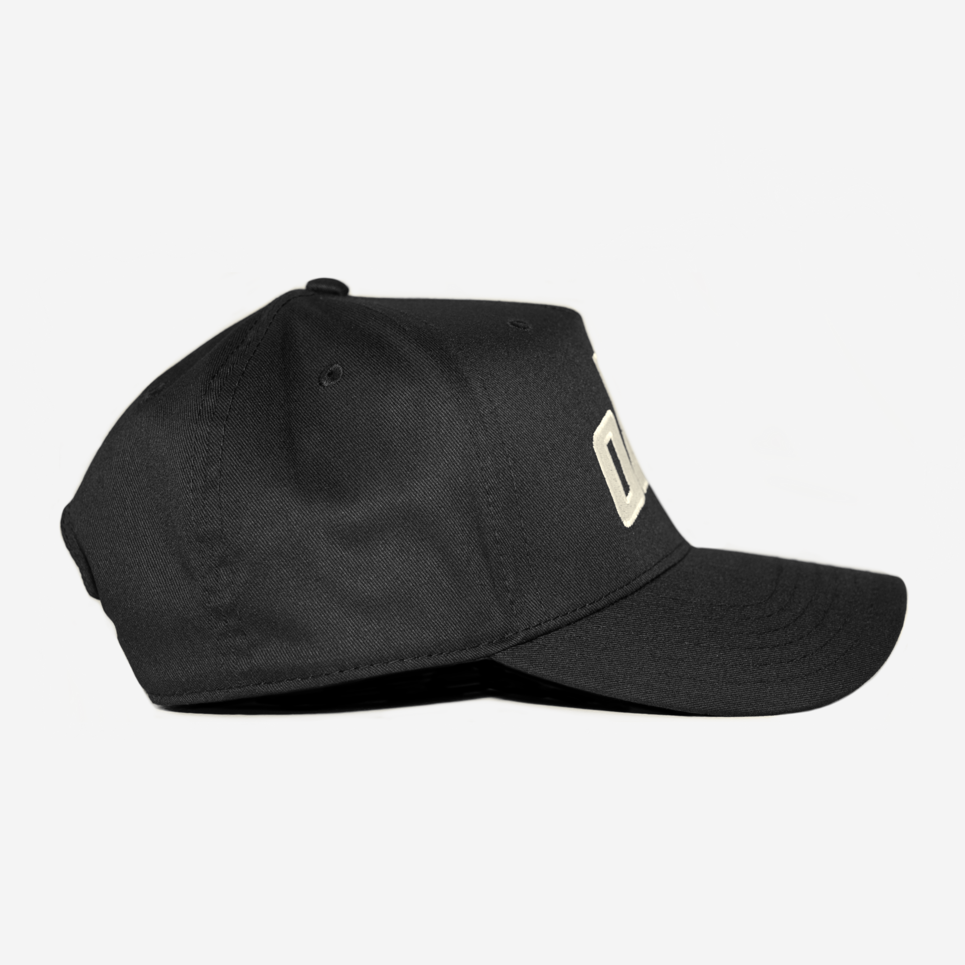 ARCH CURVED BRIM HAT (BLK/CRM)
