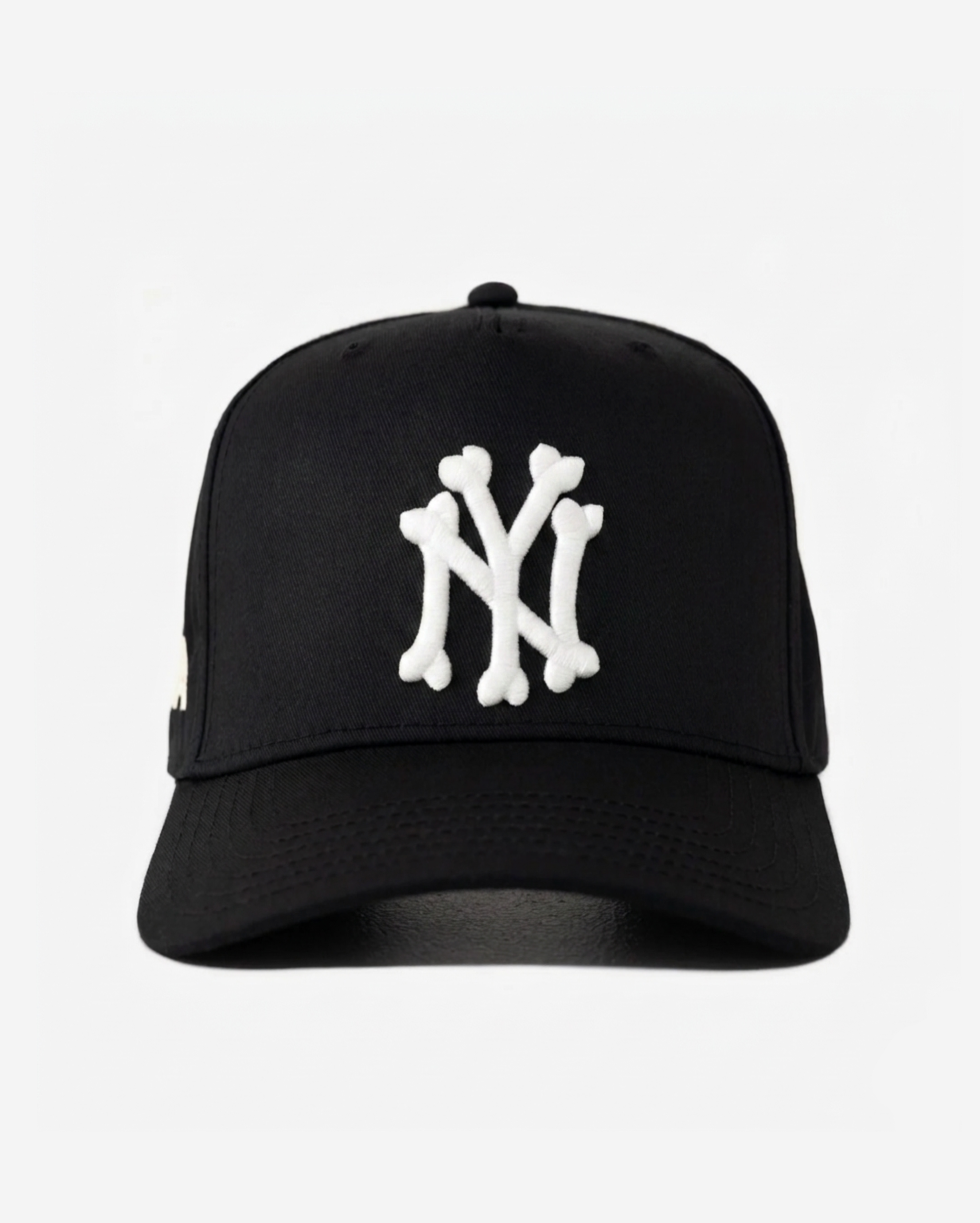 NEW YoRK BoNES HAT CURVED BRIM (BLACK)