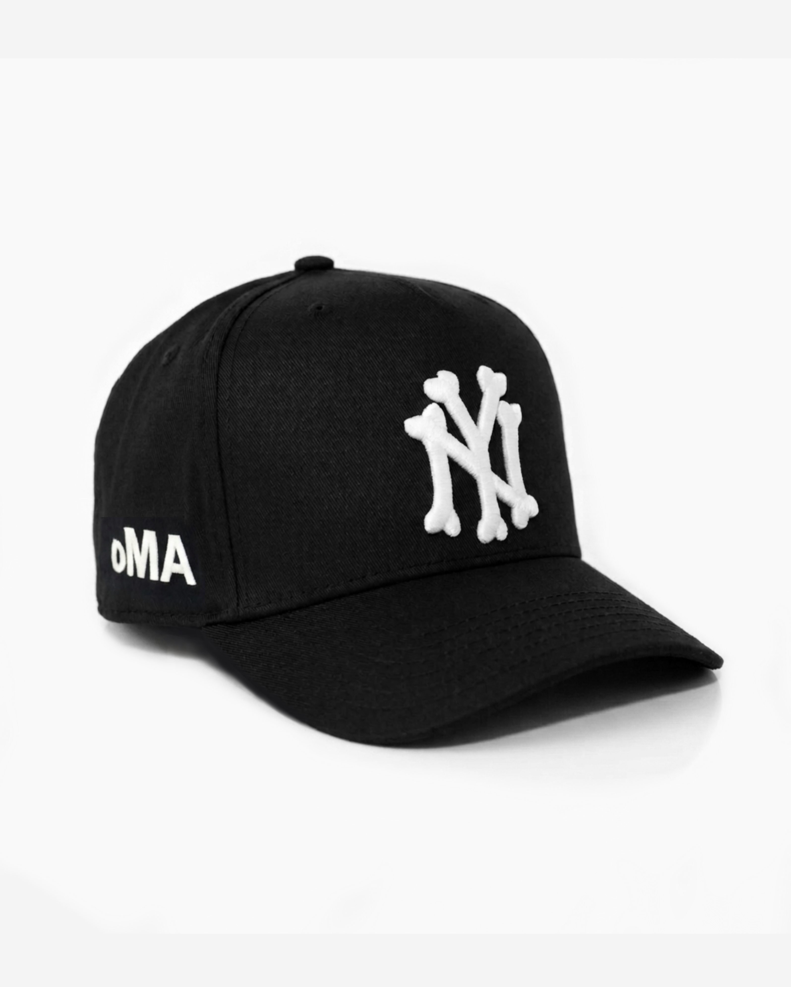 NEW YoRK BoNES HAT CURVED BRIM (BLACK)