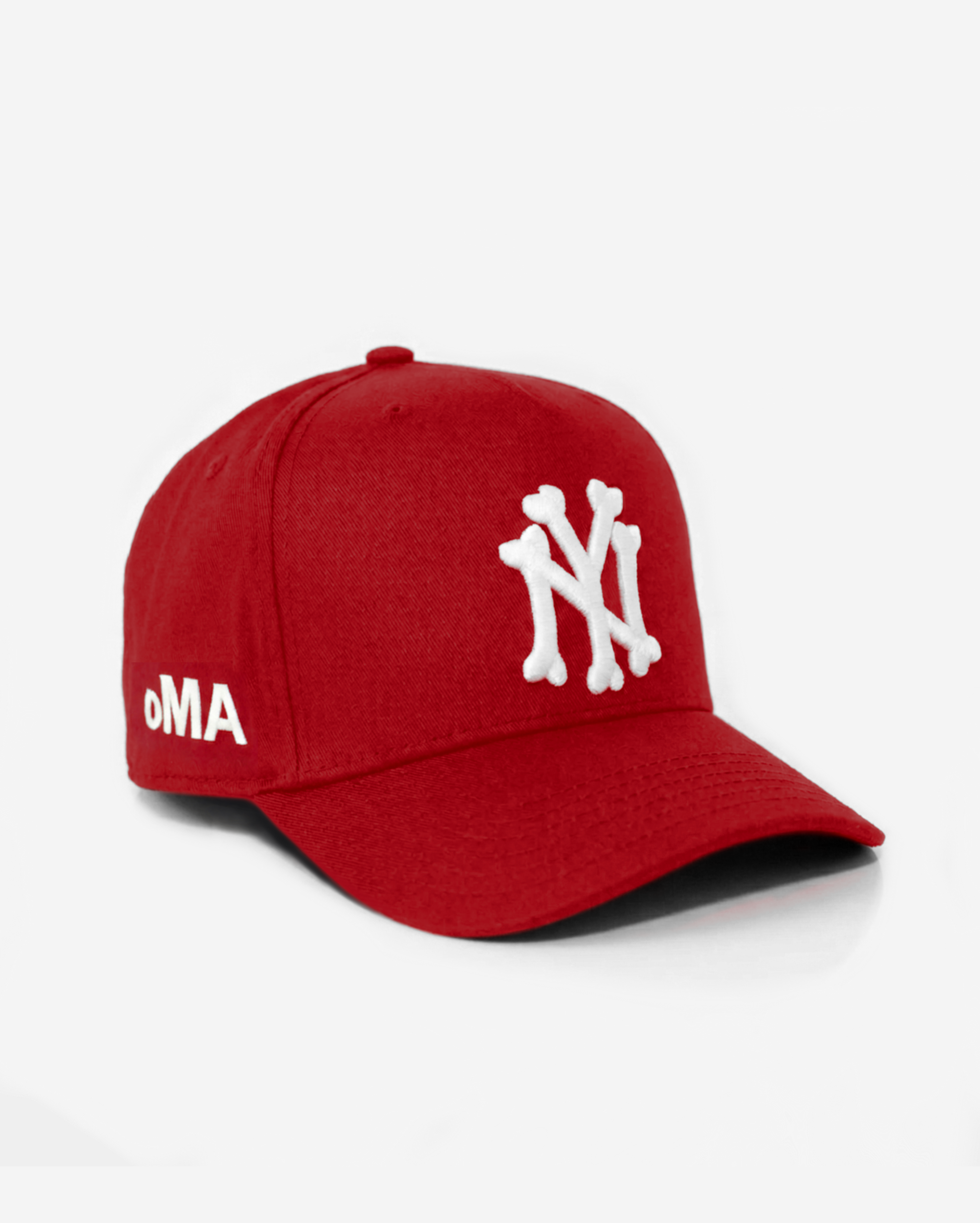 NEW YoRK BoNES HAT CURVED BRIM (RED)
