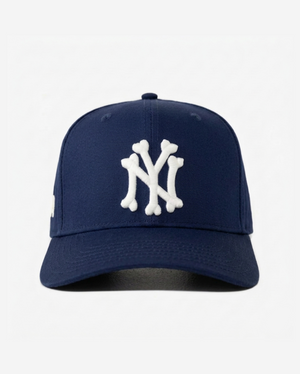NEW YoRK BoNES HAT CURVED BRIM (NAVY)