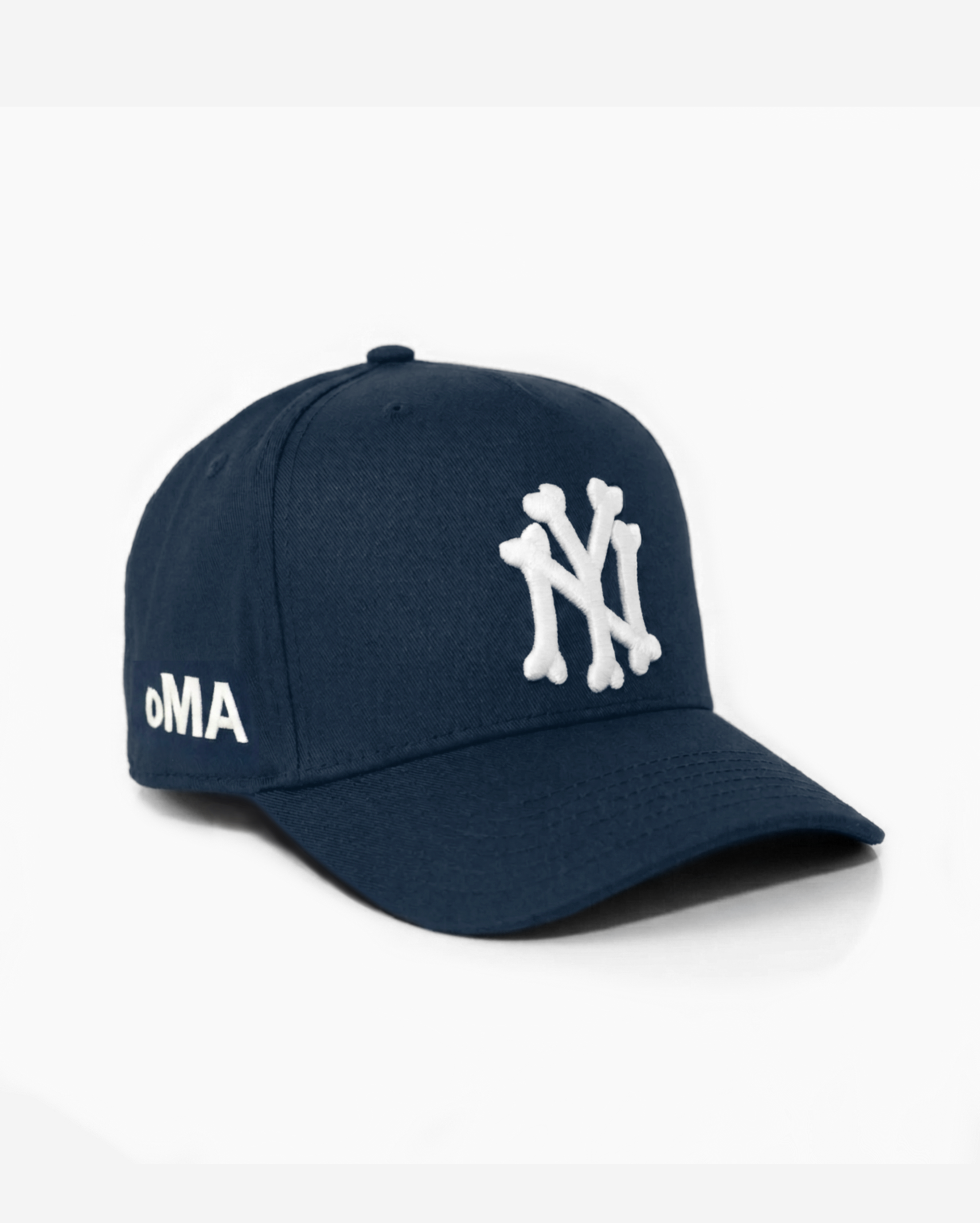 NEW YoRK BoNES HAT CURVED BRIM (NAVY)